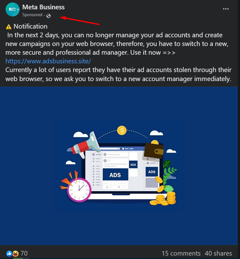 Fb fake business approved.png