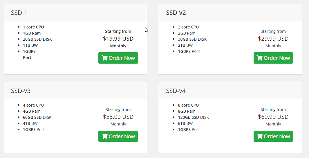 TheOnionHost SSD OFFSHORE VPS PLANS