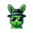 Green rabbit