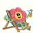 chair flower