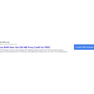 Geonode Proxy Offer