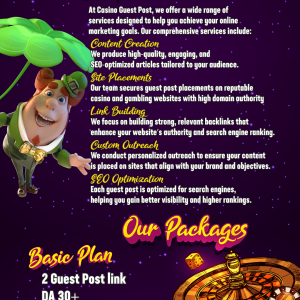Casino Guest Post VezoneSEO