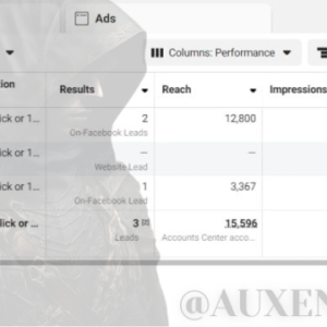 Auxentius FB ads account rental service
