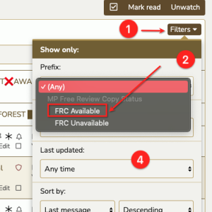 FRC Available Prefix - Filter