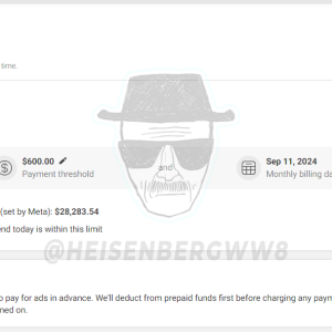 FACEBOOK: UNLIMITED SPENDING ACCOUNT!