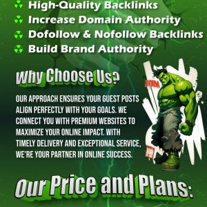High Quality Guest Post Backlinks | Organic Traffic | High Authority