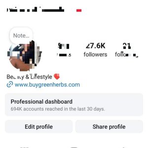 27K Instagram page