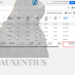 Auxentius FB ads account rental service.png