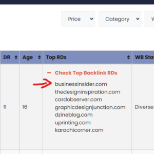 Search aged domains