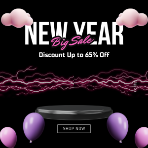 Pink and Black Neon 3D Illustrative Modern New Year Sale Headphone Instagram Post (1).png