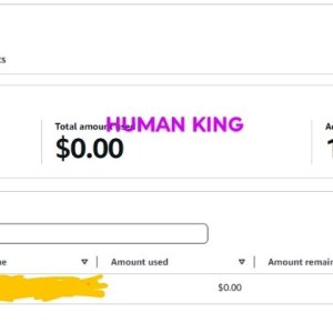Aws 5k credit account