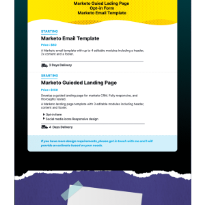 Marketo Guided Landing Page