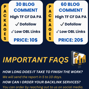 ✅ HIGH QUALITY DO FOLLOW BLOG COMMENTS BY LINKTARIO ✅Low OBL's Manual Submission ⭐ ❇️  Drive Traffic With Top DA PA Backlinks For Higher Rankings! ⏩
