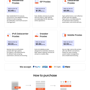MarsProxies listing