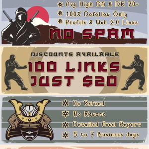 Get 100 High Authority ******** Backlinks - $20 -100% Manual Work - Microsoft | Sony | Reddit & More
