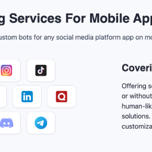Programming Services For Mobile App