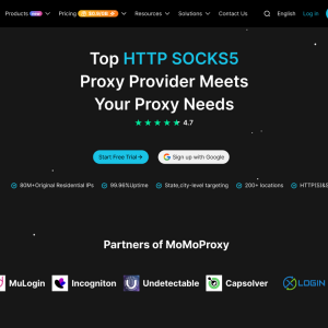 homepage of momoproxy