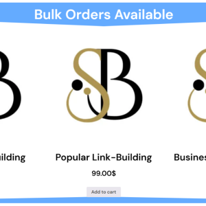Bulk Order Section