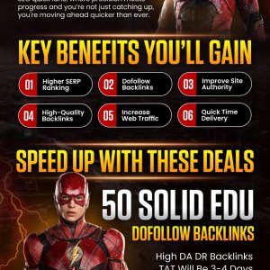⚡⚡❤️50 Premium Flash EDU Do-follow Backlinks ⭐️▶️ High DA/DR Backlinks ◀️ ❤️ Flash EDU Backlinks ❤️⭐️✅ Improve Your Rankings⚡⚡