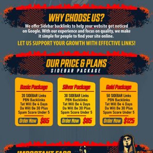 Sidebar SEO Links