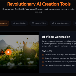 ReelsBuilder Features – Full-Stack Creation Suite.png