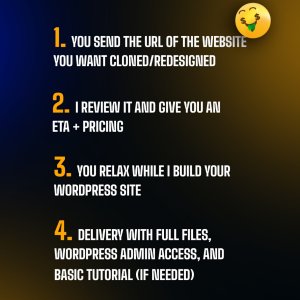 Clone, Copy or Rebuild ANY Website into WordPress | Custom or Exact Replica