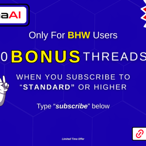 Get 10 Bonus Captcha Threads on All Plans — STANDARD and Up