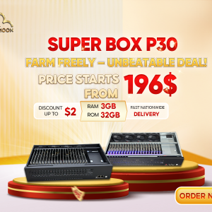 Super Box P30 – Farm Freely with 3GB RAM & 32GB ROM, Price Starts from $196