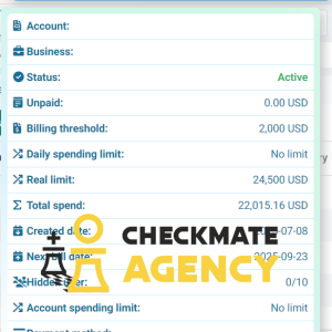 HIGH QUALITY META AD ACCOUNT!!!