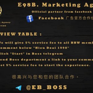 E98B. Marketing Agency ( Official Facebook ADS partner⭐️⭐️⭐️⭐️⭐️ )