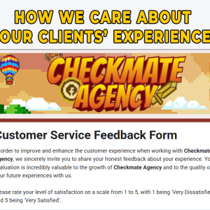 WE CARE ABOUT OUR CLIENTS.