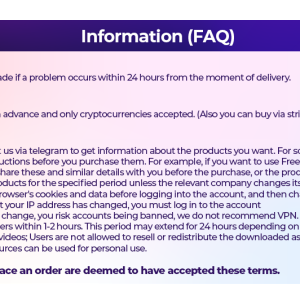 Digital Licenses Information