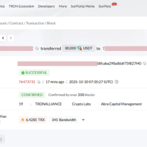 Transaction Zelos 10/10