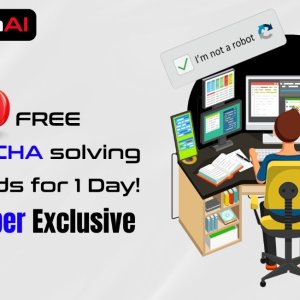 Developer Exclusive: 50 FREE CAPTCHA-solving Threads for 1 Day!