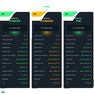 SERP Vol.1 Pricing
