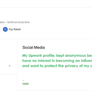 Upwork Rating