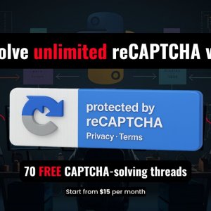 70 FREE CAPTCHA Solving Threads for 1 Day, reCAPTCHA v3 (Python Devs)