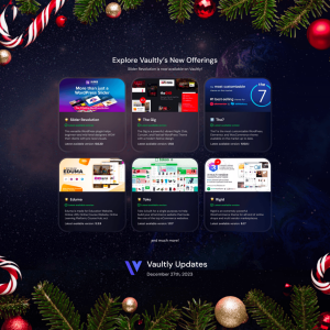 Vaultly Updates 27th December