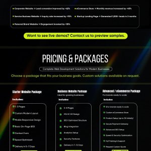 Web Development Services by Vimody AI