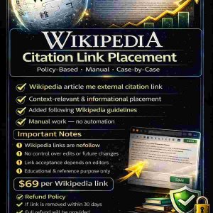 Wikipedia Citation Link Placement (Policy-Based Service)