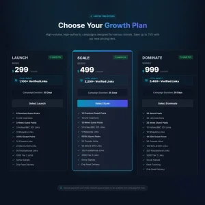 Authority link Building Pricing