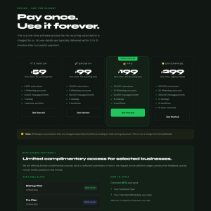 GreenBubble – WhatsApp Cloud API Platform