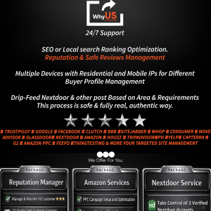 Reputation Management on Google, Trustpilot, BBB, Clutch, Capterra, Facebook, Sitejabber, ConsumerAffairs , whop , Glassdoor  & your expected platfrom