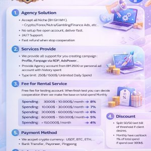 UG Agency | Facebook Account Premium for rental