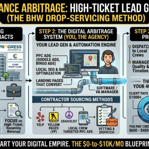 DIGITAL MAINTENANCE ARBITRAGE: HIGH-TICKET LEAD GEN &  DROP- SERVICING BLUEPRINT-Poster2