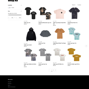 Shopify Store Development - Shop All – Chalk Performance.png