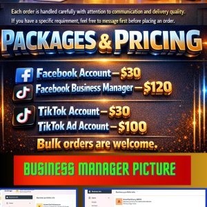 ⭐⭐⭐⭐⭐✅Facebook & TikTok Business Manager Service ❤️ Pre-Configured Setup❤️Ads Ready❤️Reliable Delivery❤️ 24/7 Support✅⭐⭐⭐⭐⭐
