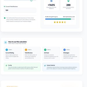 Trustpilot Reviews Calculator
