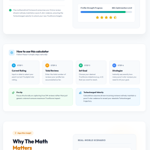 Trustpilot Reviews Rating Calculator Tool