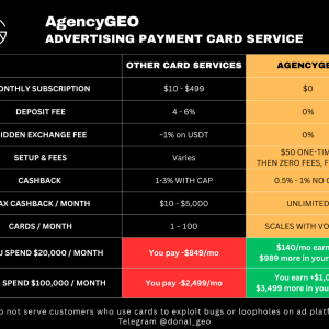 AgencyGEO Advertising Payment Card Service 2